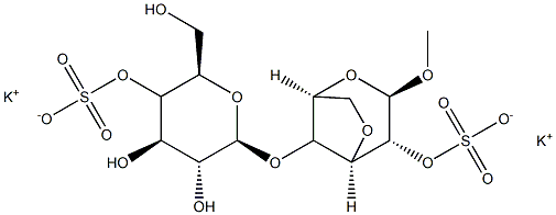 methylcarrabioside 2,4'-disulfate 结构式