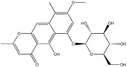 quinquangulin-6-glucoside,132922-82-8,结构式