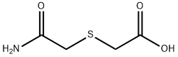 2-[(氨基甲酰基甲基)硫烷基]乙酸 结构式