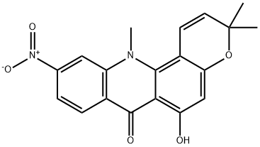 10-nitronoracronycin Structure