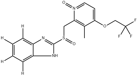 LANSOPRAZOLE-D4 N-OXIDE,1346604-20-3,结构式