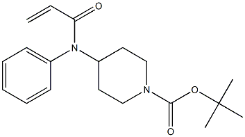 N-tert-Butoxycarbonyl-4-(acrylanilido)piperidine Struktur