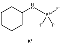シクロヘキシルメチルトリフルオロほう酸カリウム 化学構造式