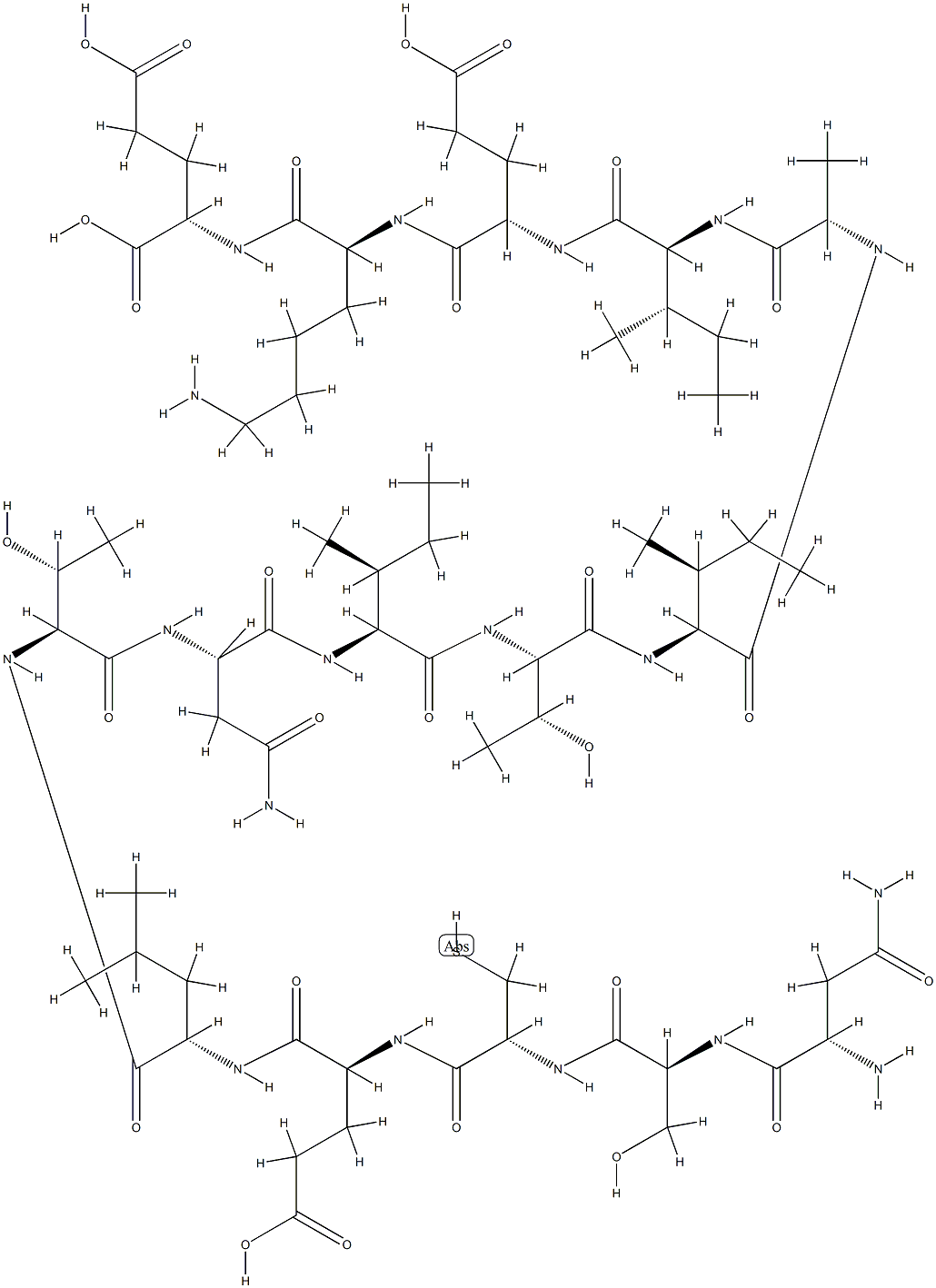 FSH-beta-(1-15) Struktur