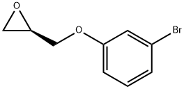 (2R)-2-[(3-溴苯氧基)甲基]-环氧乙烷, 1352548-98-1, 结构式