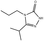 3H-1,2,4-Triazol-3-one,2,4-dihydro-5-(1-methylethyl)-4-propyl-(9CI) 化学構造式