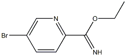 ethyl 5-bromopicolinimidate 化学構造式