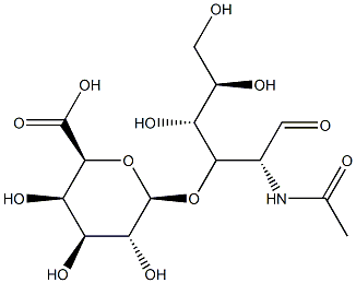 N-acetylhyalobiuronic acid Structure