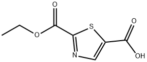 2-(ethoxycarbonyl)thiazole-5-carboxylic acid, 1357247-55-2, 结构式