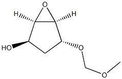 6-Oxabicyclo[3.1.0]hexan-2-ol,4-(methoxymethoxy)-,[1R-(1-alpha-,2-bta-,4-alpha-,5-alpha-)]-(9CI) 化学構造式