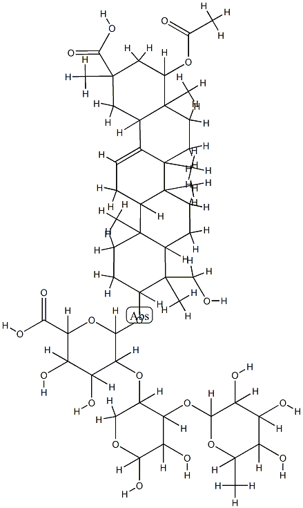 wistariasaponin G,136027-06-0,结构式