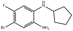 4-BroMo-1-N-cyclopentyl-5-fluorobenzene-1,2-diaMine|