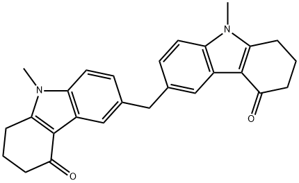 6-Methyldi(ondansetron-3-de(1,2-diMethyl-1H-iMidazole)) 化学構造式