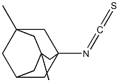 Tricyclo[3.3.1.13,7]decane, 1-isothiocyanato-3,5-dimethyl- (9CI) Structure