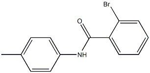 2-bromo-N-(4-methylphenyl)benzamide Structure
