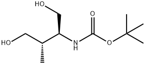 Carbamic acid, [3-hydroxy-1-(hydroxymethyl)-2-methylpropyl]-, 1,1- Structure