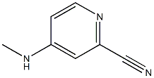 2-Pyridinecarbonitrile,4-(methylamino)-(9CI) Structure