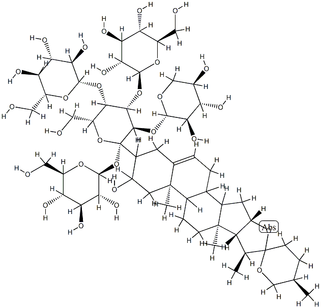 nocturnoside A 化学構造式