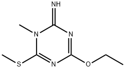 1,3,5-Triazin-2(1H)-imine,4-ethoxy-1-methyl-6-(methylthio)-(9CI),137450-91-0,结构式