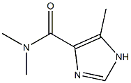 1H-Imidazole-4-carboxamide,N,N,5-trimethyl-(9CI),137480-36-5,结构式