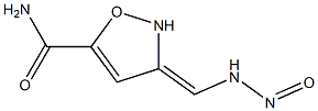5-Isoxazolecarboxamide,3-[(hydroxyamino)iminomethyl]-(9CI) Structure