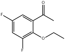 3,5-Difluoro-2-ethoxyacetophenone Struktur