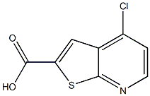 4-Chloro-thieno[2,3-b]pyridine-2-carboxylic acid Structure
