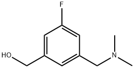 (3-((Dimethylamino)Methyl)-5-Fluorophenyl)Methanol(WXC00456) Structure