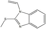 1H-Benzimidazole,1-ethenyl-2-(methylthio)-(9CI) 结构式