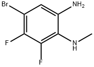 4-BroMo-5,6-difluoro-1-N-Methylbenzene-1,2-diaMine,1381944-38-2,结构式
