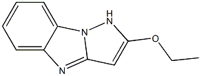 4H-Pyrazolo[1,5-a]benzimidazole,2-ethoxy-(9CI) Structure