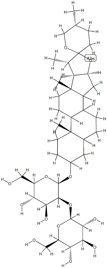 smilageninoside 结构式
