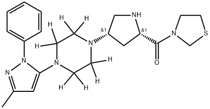 特力利汀-D8,1391012-95-5,结构式