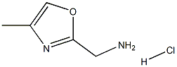 (4-甲基噁唑-2-基)甲胺盐酸, 1391733-72-4, 结构式