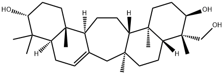(4S)-C(14a)-Homo-27-norgammacer-14-ene-3α,21β,24-triol Struktur