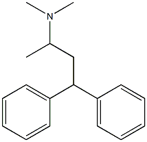 N,N,α-Trimethyl-γ-phenylbenzenepropan-1-amine Structure
