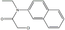 2-chloro-N-ethyl-N-(naphthalen-2-yl)acetamide Structure