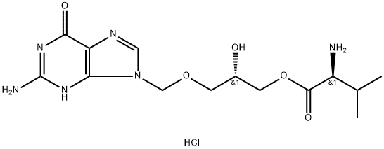 (S,S)-ISO VALGANCICLOVIR HYDROCHLORIDE 结构式