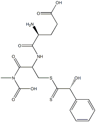 S-D-dithiomandeloylglutathione 结构式