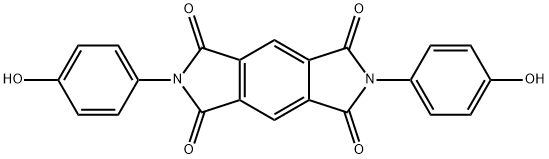 N,N'-Bis(4-hydroxyphenyl)-1,2:4,5-benzenebis(dicarbimide),14027-98-6,结构式