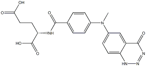 2-aza-2-desamino-5,8-dideazafolic acid Structure