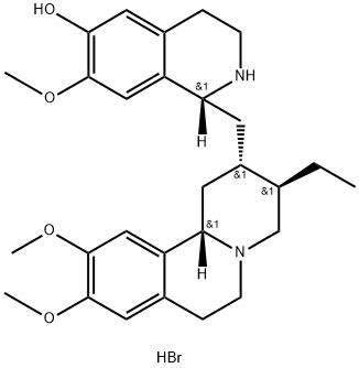 氢溴酸吐根酚碱,1408246-78-5,结构式