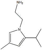 1H-Pyrrole-1-ethanamine,4-methyl-2-(1-methylethyl)-(9CI) Structure