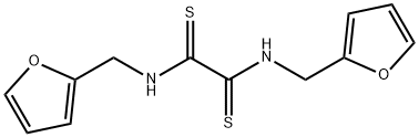 N,N'-Bis(2-furanylmethyl)ethanebisthioamide,14118-10-6,结构式