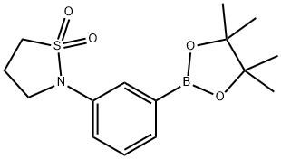 3-(1,1-Dioxido-2-isothiazolidinyl)phenylboronic acid pinacol ester Structure