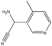 3-Pyridineacetonitrile,alpha-amino-4-methyl-(9CI),141775-32-8,结构式