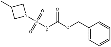 benzyl ((3-methylazetidin-1-yl)sulfonyl)carbamate 结构式