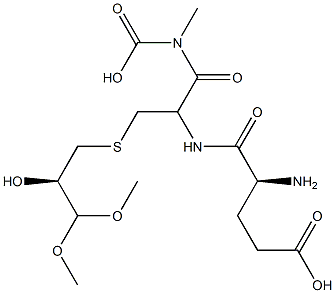 glutathiolactaldehyde dimethylacetal Struktur