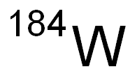 Tungsten184 Structure