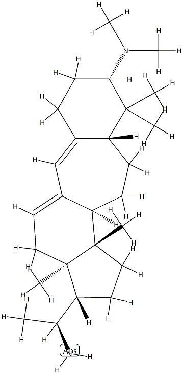 黄杨碱 E, 14317-17-0, 结构式